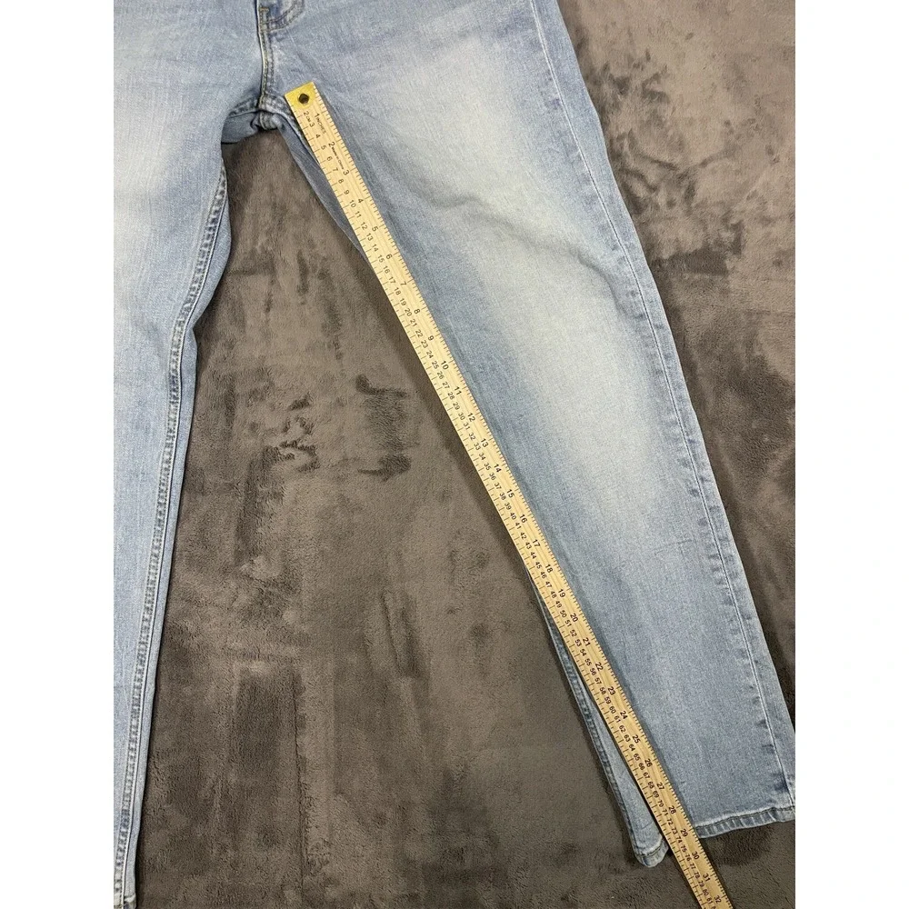 Levi's 514 Straight Fit Jeans 29x30 Light Wash Blue‎ Denim Stretch